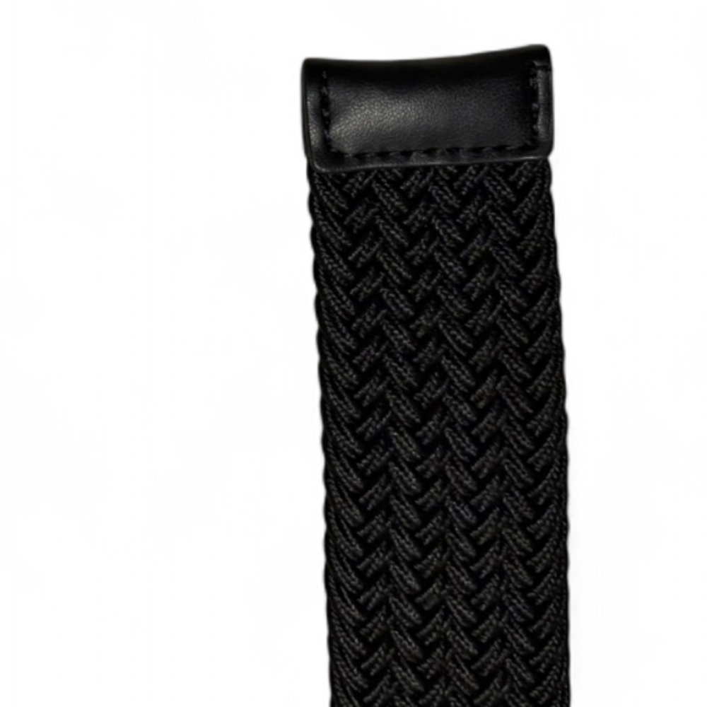 New With Tags Nike Men’s Woven Stretch Belt- Black Size Large (38-40) - Picture 5 of 5